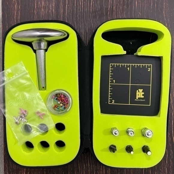 Provo Craft hammerless hole punch and eyelet setter like new - Picture 2 of 11